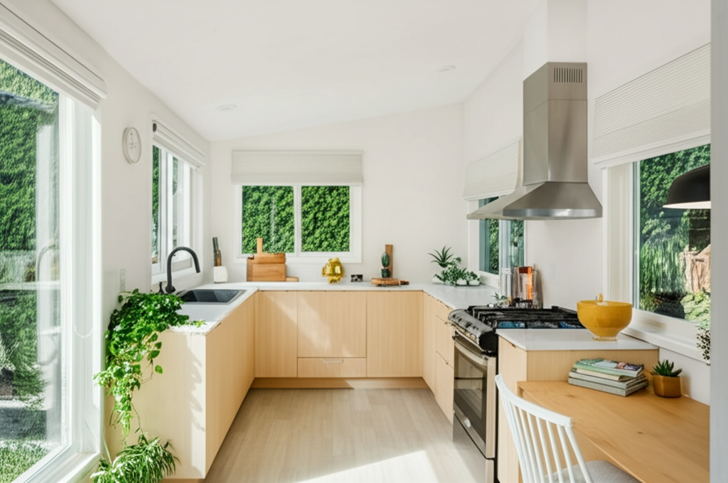 Interior of The Garden Studio